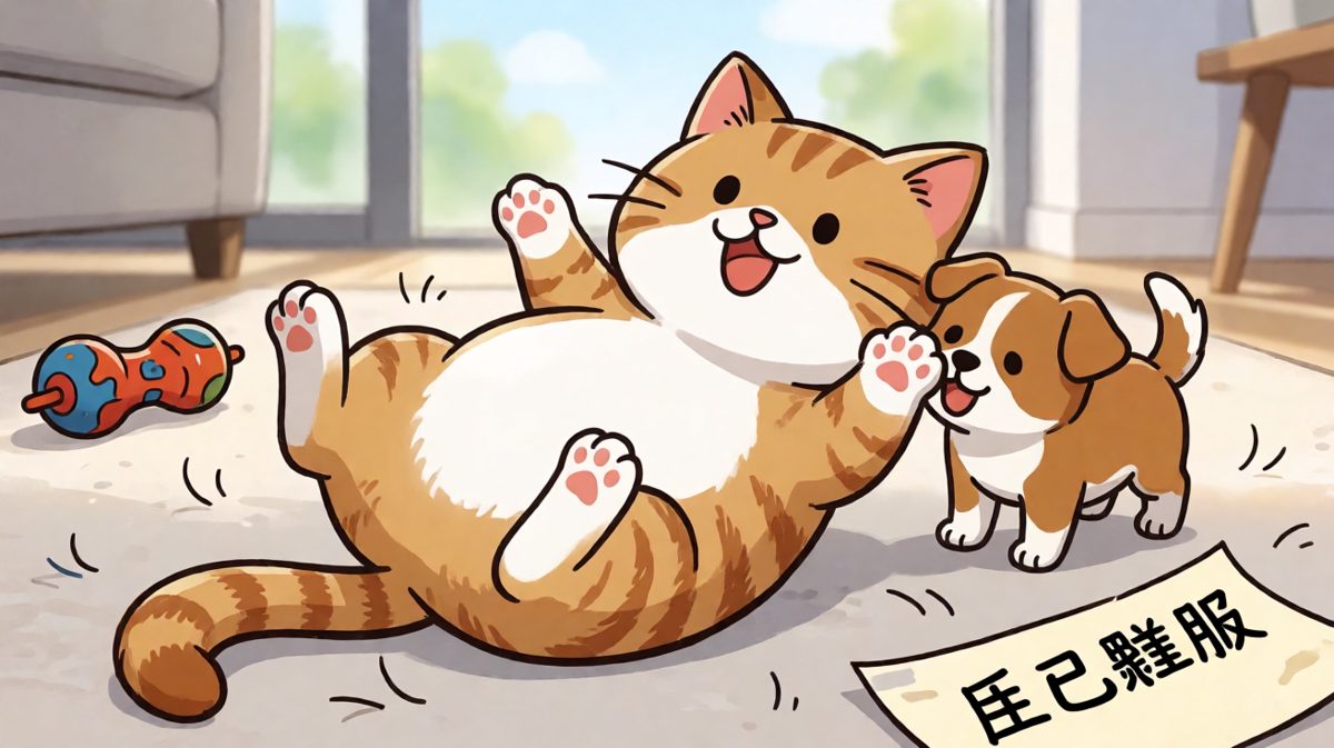 猫：本宫允你舔，但得排队。