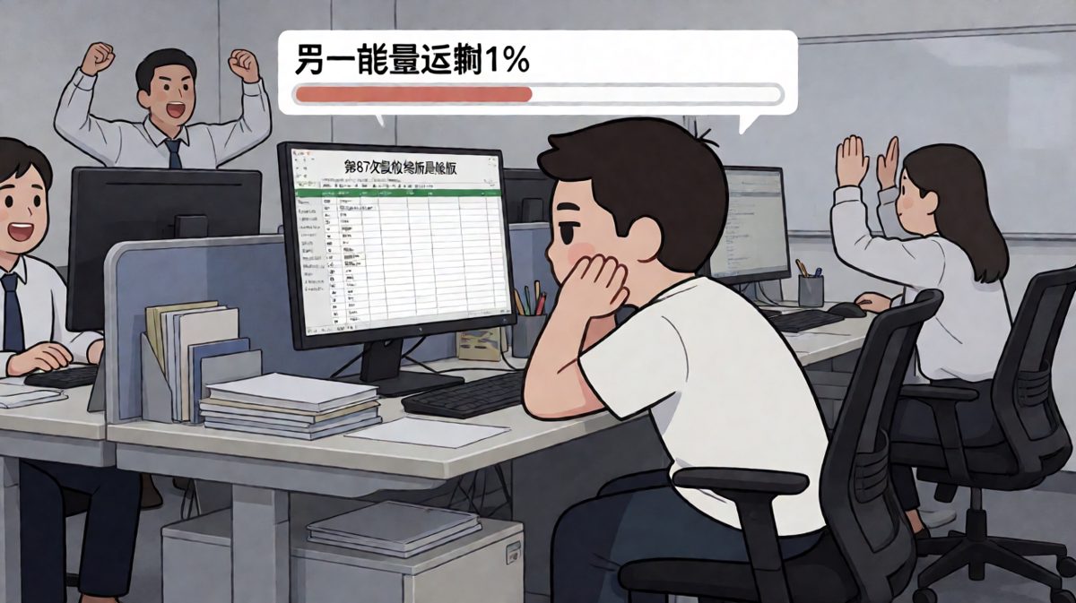 周一早晨的我，灵魂已离线，只剩躯壳在打卡