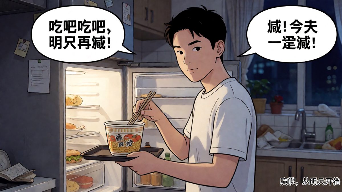 每天晚上的我和明天的我，都在互相背刺
