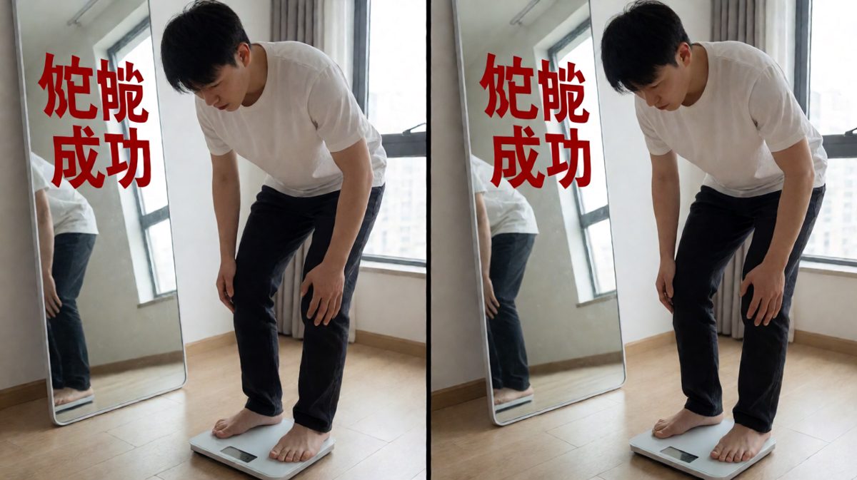 秤上数字，给了我一记重拳