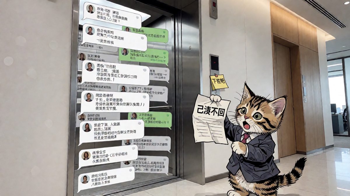 打开电梯的那一刻，我预感今天的 KPI 又要爆表。