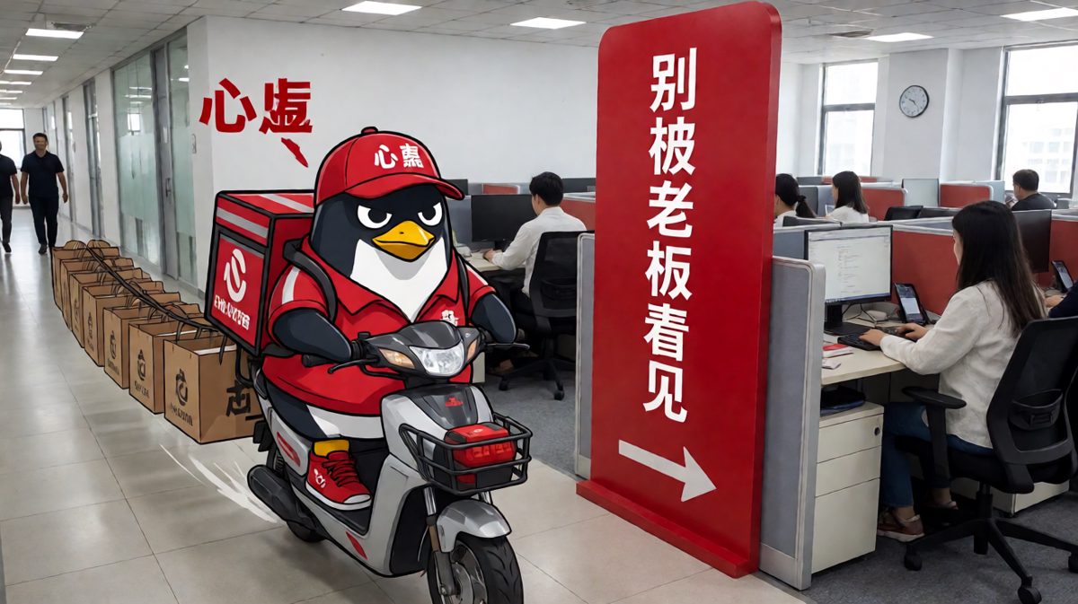 趁开会偷偷点奶茶的打工人，速度与激情。
