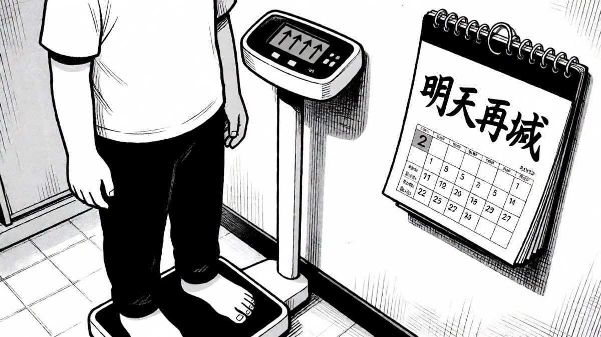 秤上一看，彻底破防
