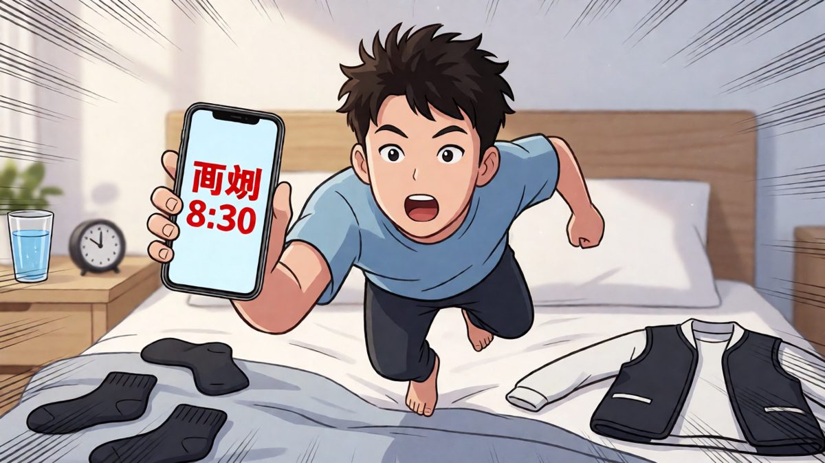 八点半面试！我迟到了？！