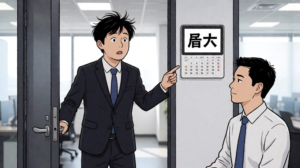 今天……不是周末吗？！