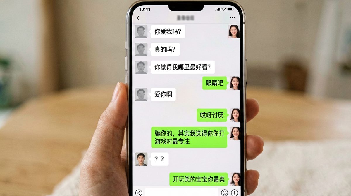 男生回答「哪里最好看」后灵魂补刀，求生欲上线失败。