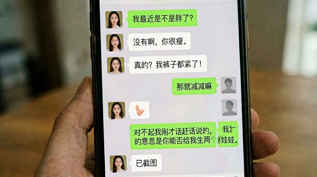 直男求生失败，反手被截成「呈堂证供」。