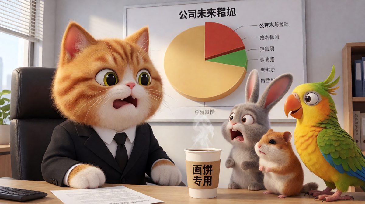 老板画饼现场：看起来满满当当，吃下去全是空气