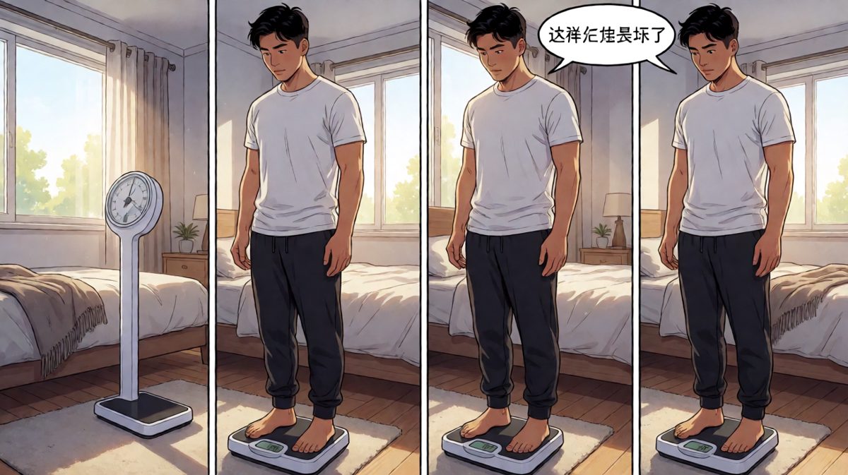 体重秤给了致命一击
