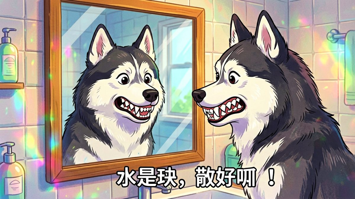 哪来的狗？给我坐下！……等一下那是我？