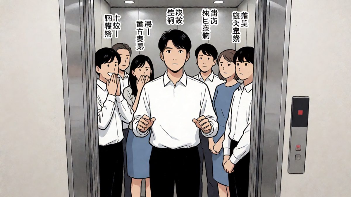 电梯相遇社死瞬间：我是谁我在哪我在笑吗