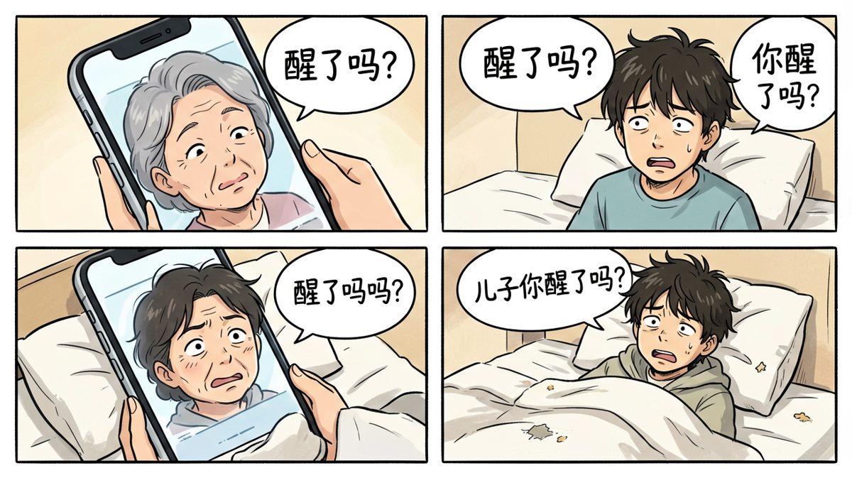 妈妈的突然问候，社死现场
