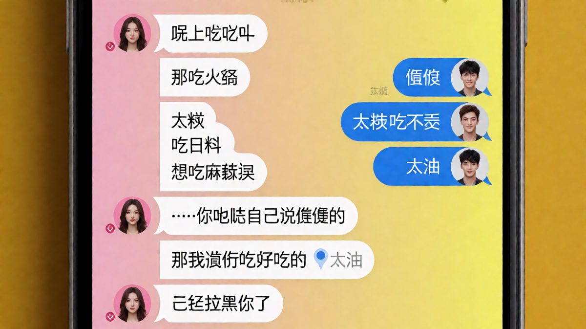 '随便'是情侣间最危险的三个字