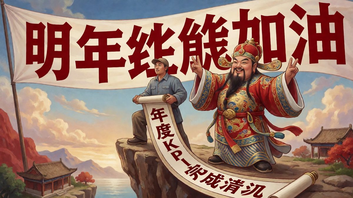 每年年终总结的终极奥义：虽然没完成，但态度要端正。