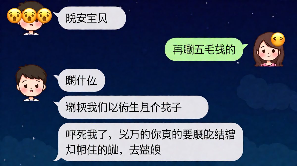 深夜'聊五毛钱'变成恐怖话题，男生被吓到灵魂出窍