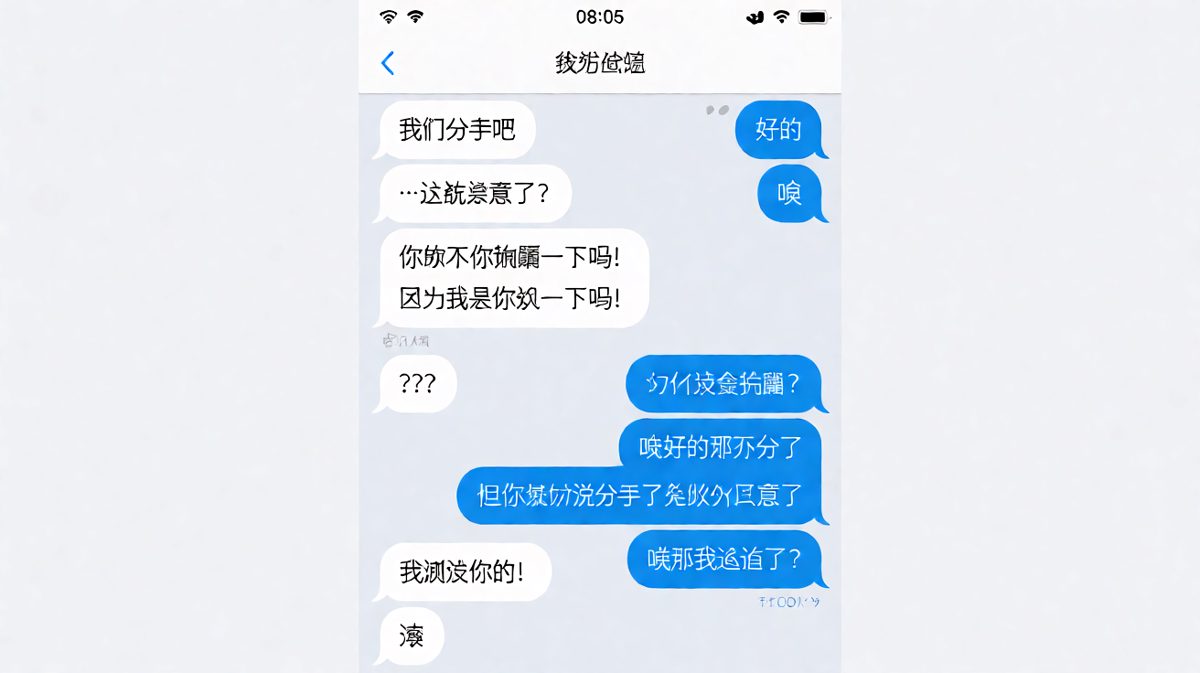 女友拿分手测试男友，结果测试出BUG了