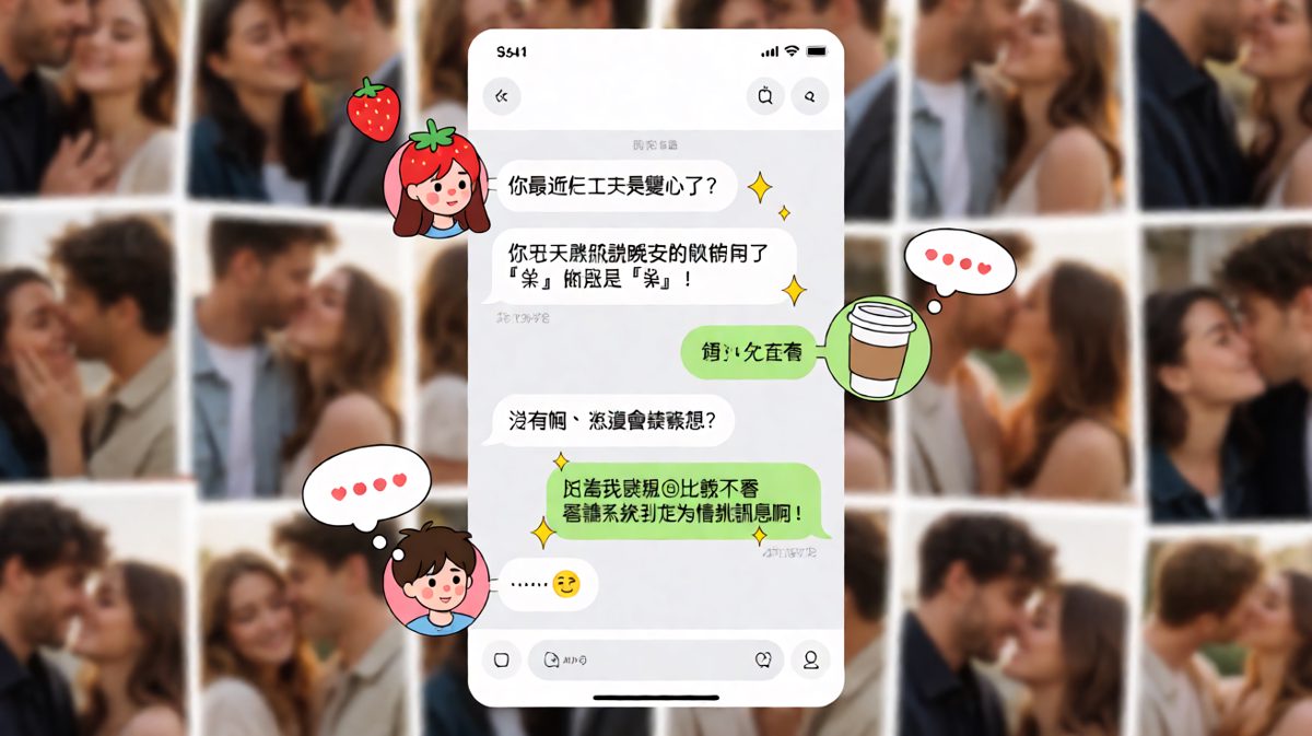 女生揪出男生改用表情符號的微妙差異，導致爆笑反轉。
