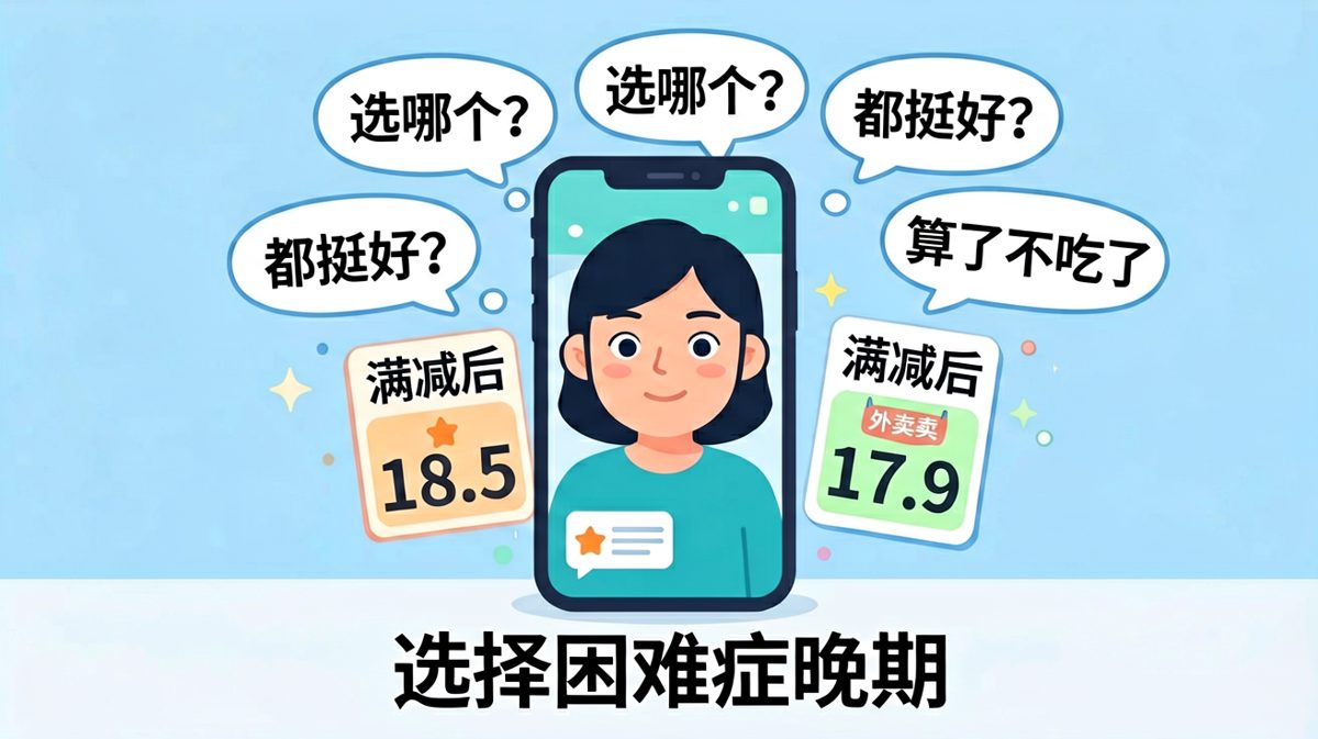 点外卖的过程，比高考填志愿还严谨