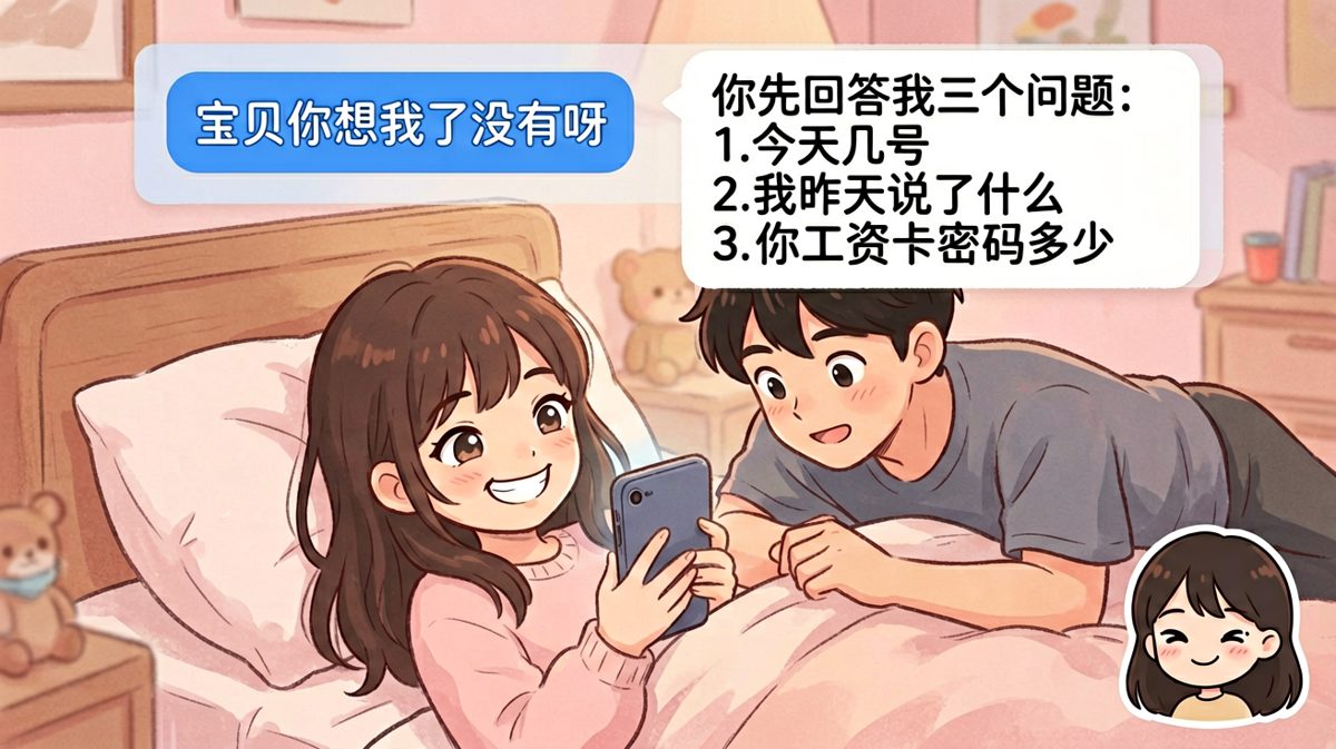男生撒娇求回应，女生反手一个压力测试让他当场崩溃
