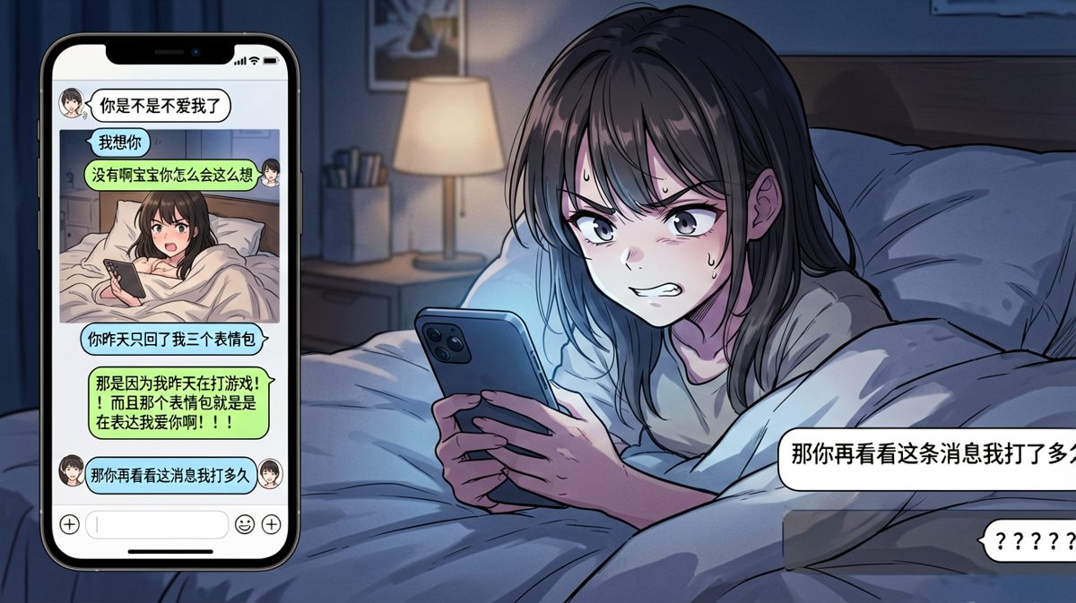 女生深夜情感危机，男生发现真相后彻底沉默