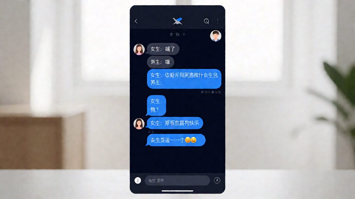女生想秀恩爱，男生用'属狗快乐'精准破防
