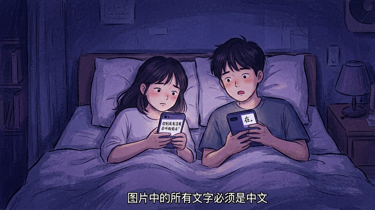 深夜小作文对战一个字的卑微男友