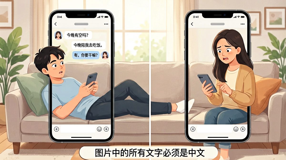 秒回同事却装死的读而不复型男友