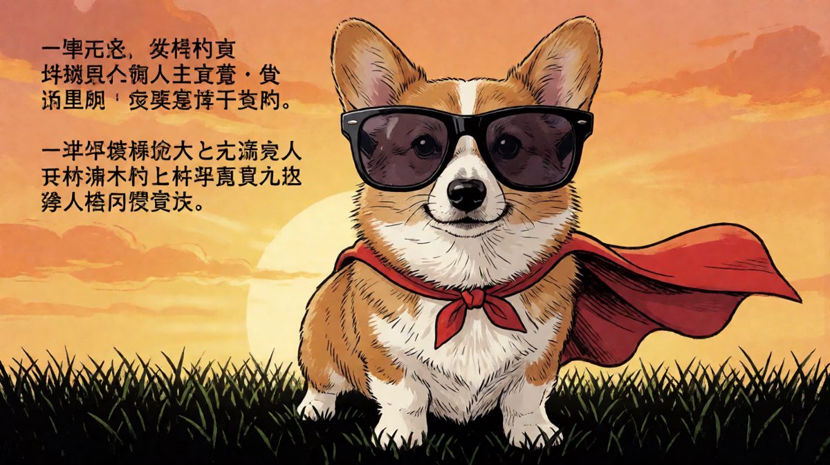 别看腿短，气场两米八，这片草地我罩了！