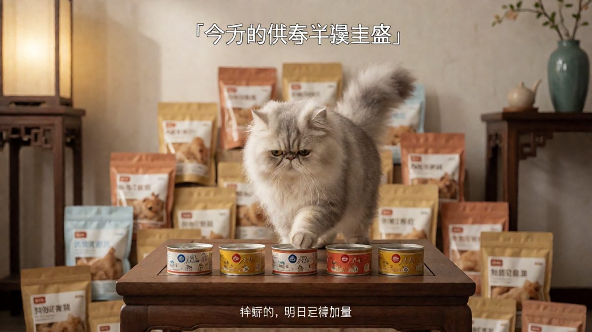 波斯猫：五罐起步，少一个都不哄你。