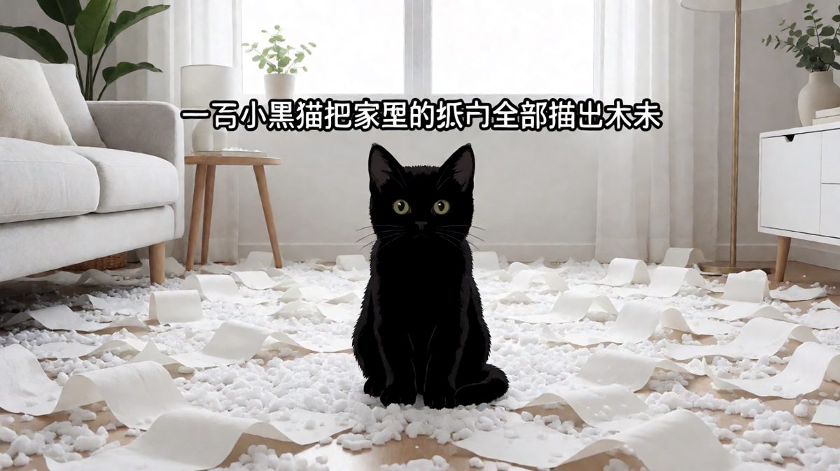 猫咪：我只是帮空气穿了件新衣服。