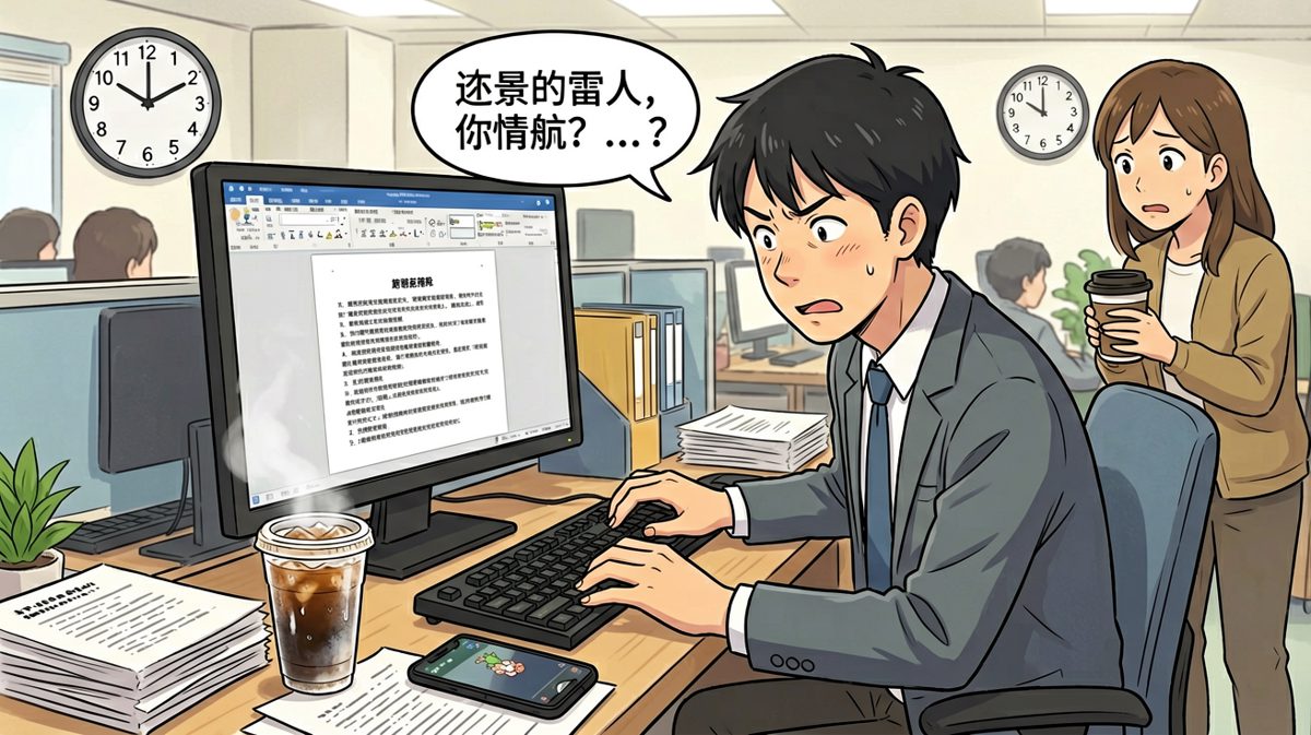 表面上在写周报，实际上在峡谷大杀四方。