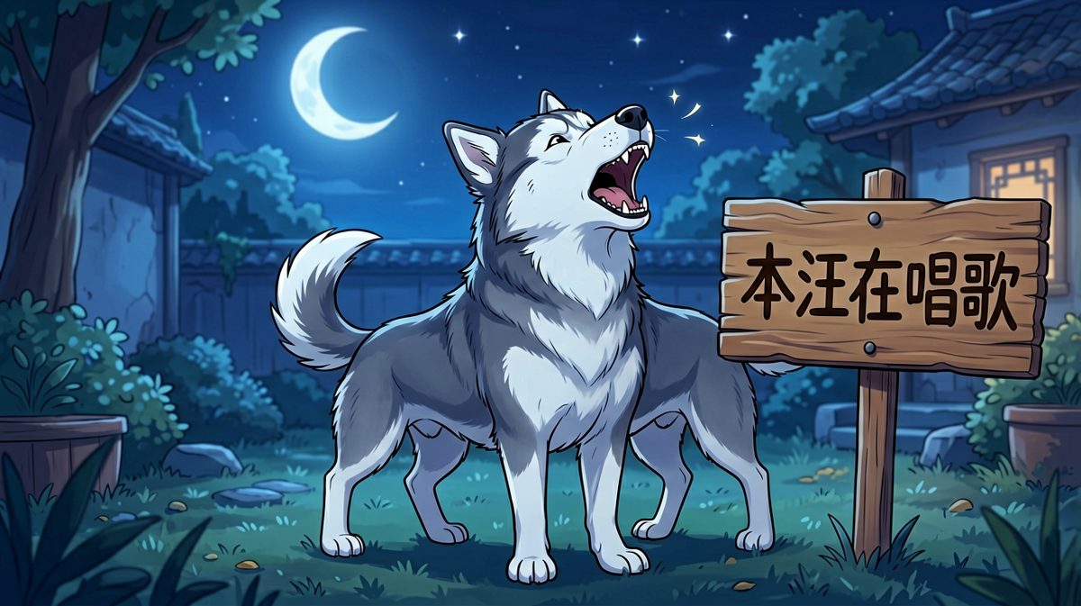 哈士奇：虽然我跑调，但气势不能输！