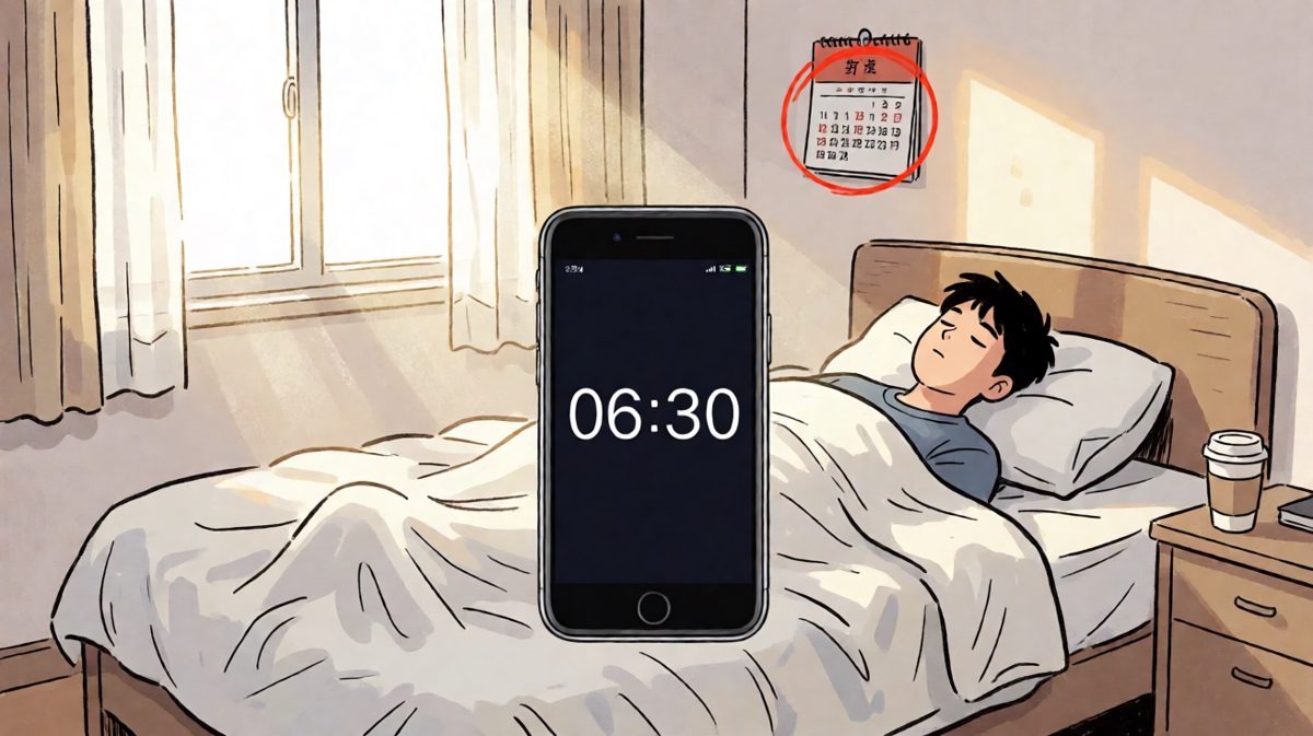 闹钟响了，但身体说：不，你不想