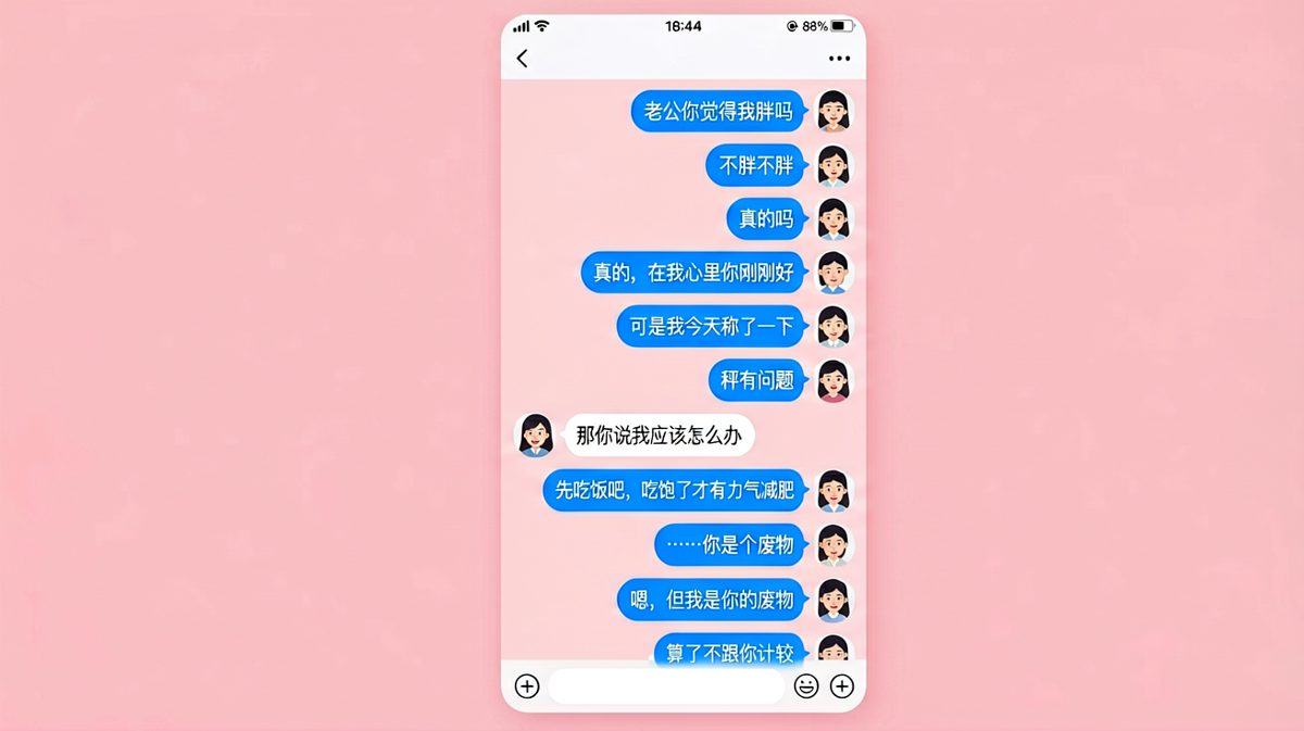 灵魂拷问后的求生欲答辩，男生险胜但承认废物身份