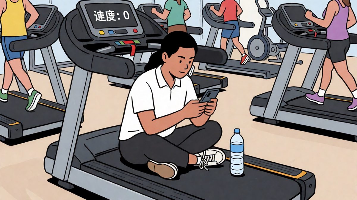 跑步机？不，这是我的专属手机支架。