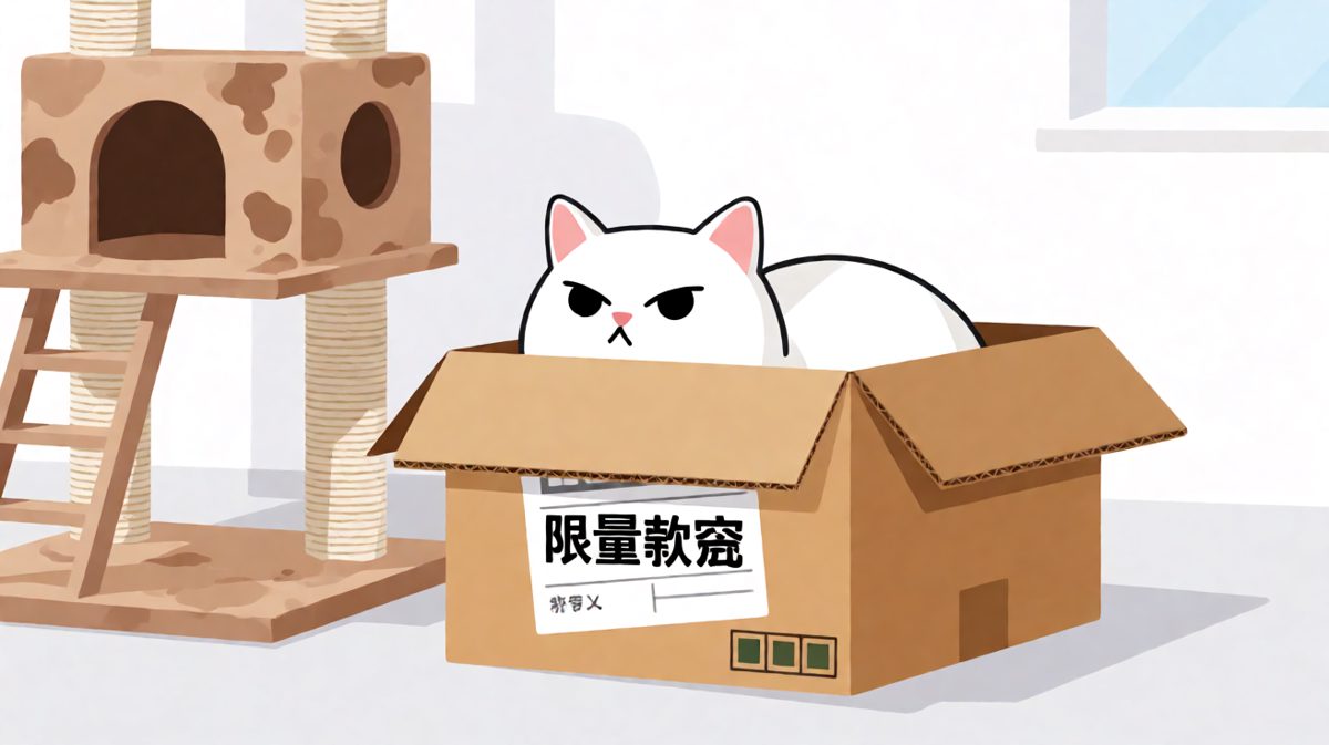 几百万的猫爬架，不如一个破纸壳？