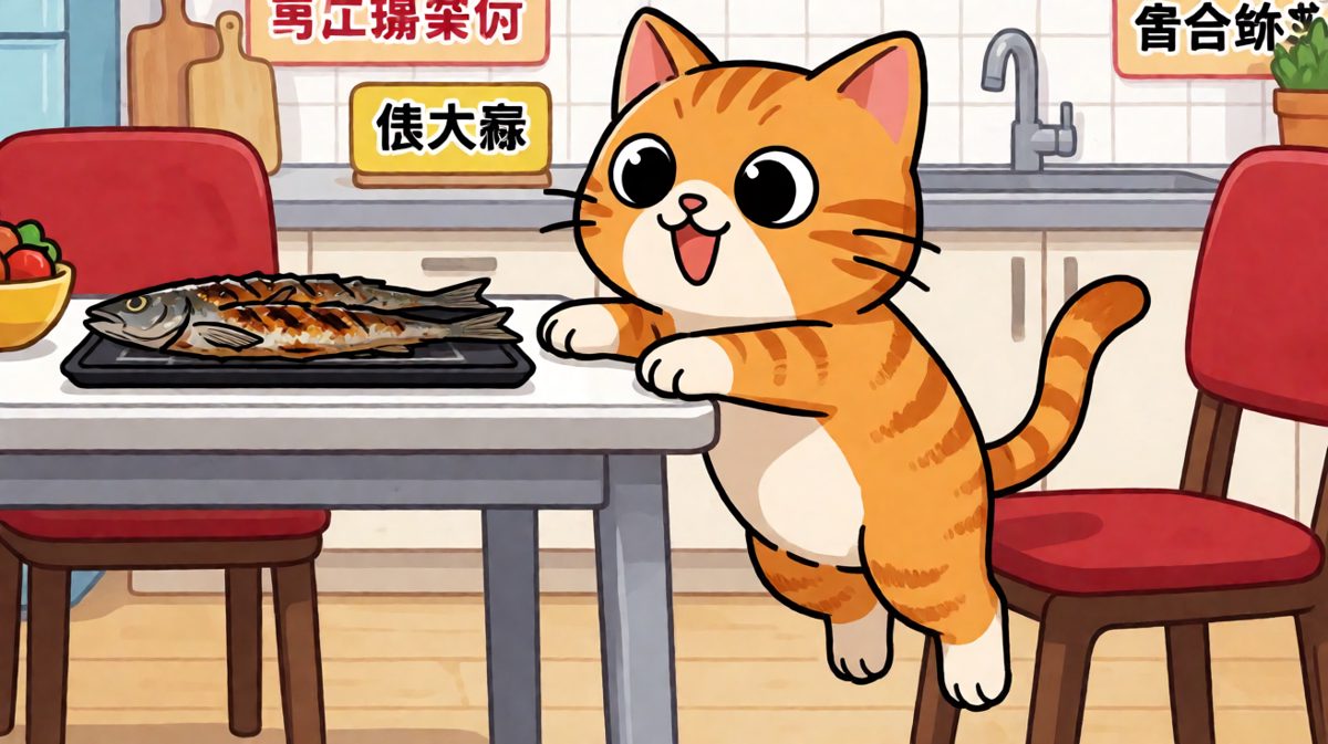 猫咪：我明明很轻盈的好吗？！
