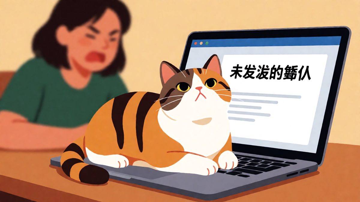 猫咪：这封邮件是我替你回复的，不谢。