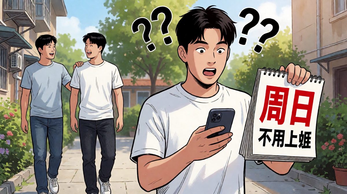 等等……今天是周日？？？