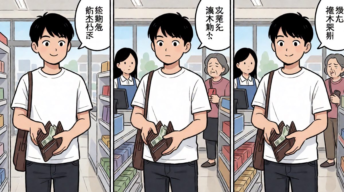 结账那一刻，钱包比脸还干净。