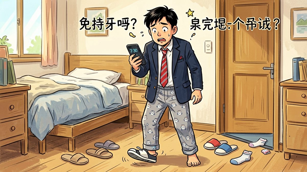 完了要迟到了