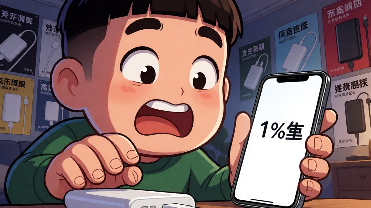 电量1%比我的人生还堪忧