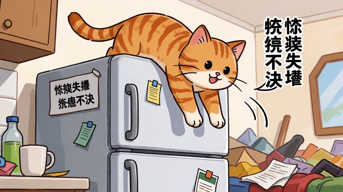 喵：谁把梯子收走了？