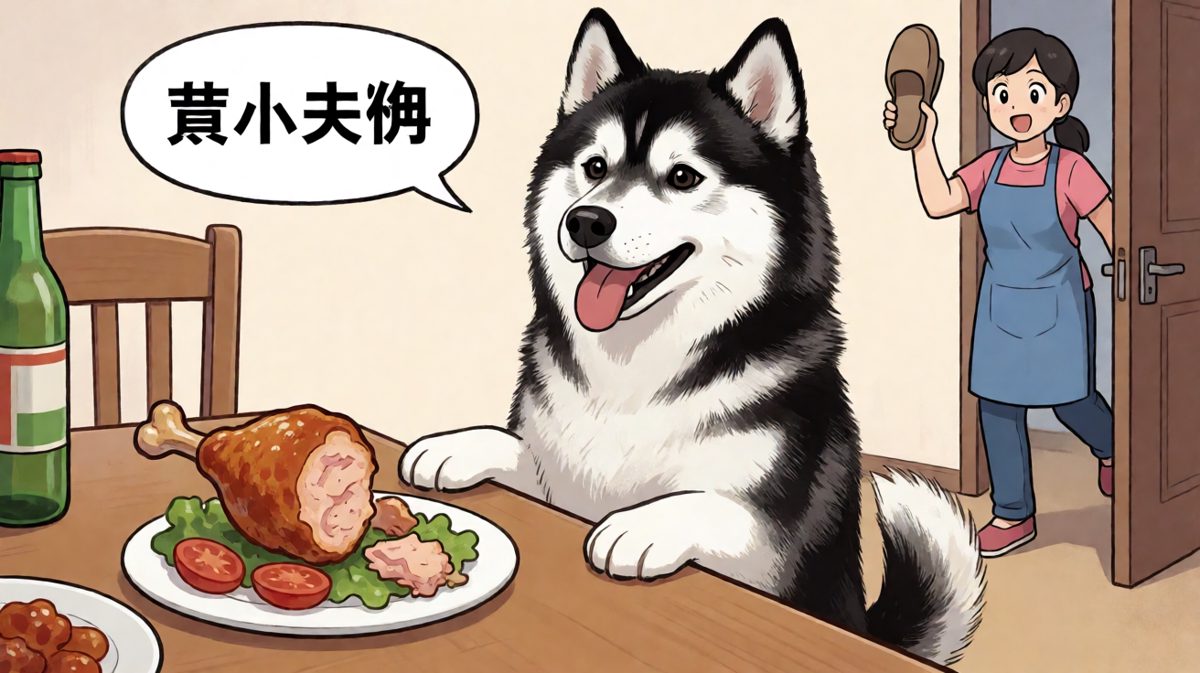 妈，是它先动的手！