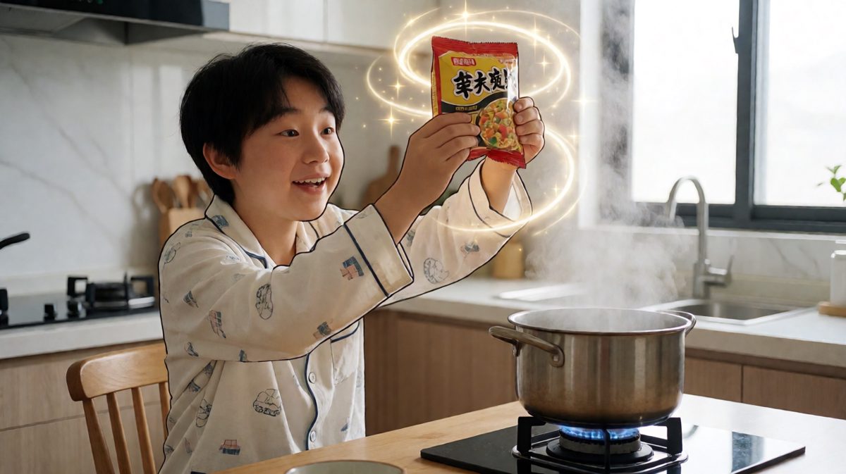 仪式感拉满，神圣的煮面时刻