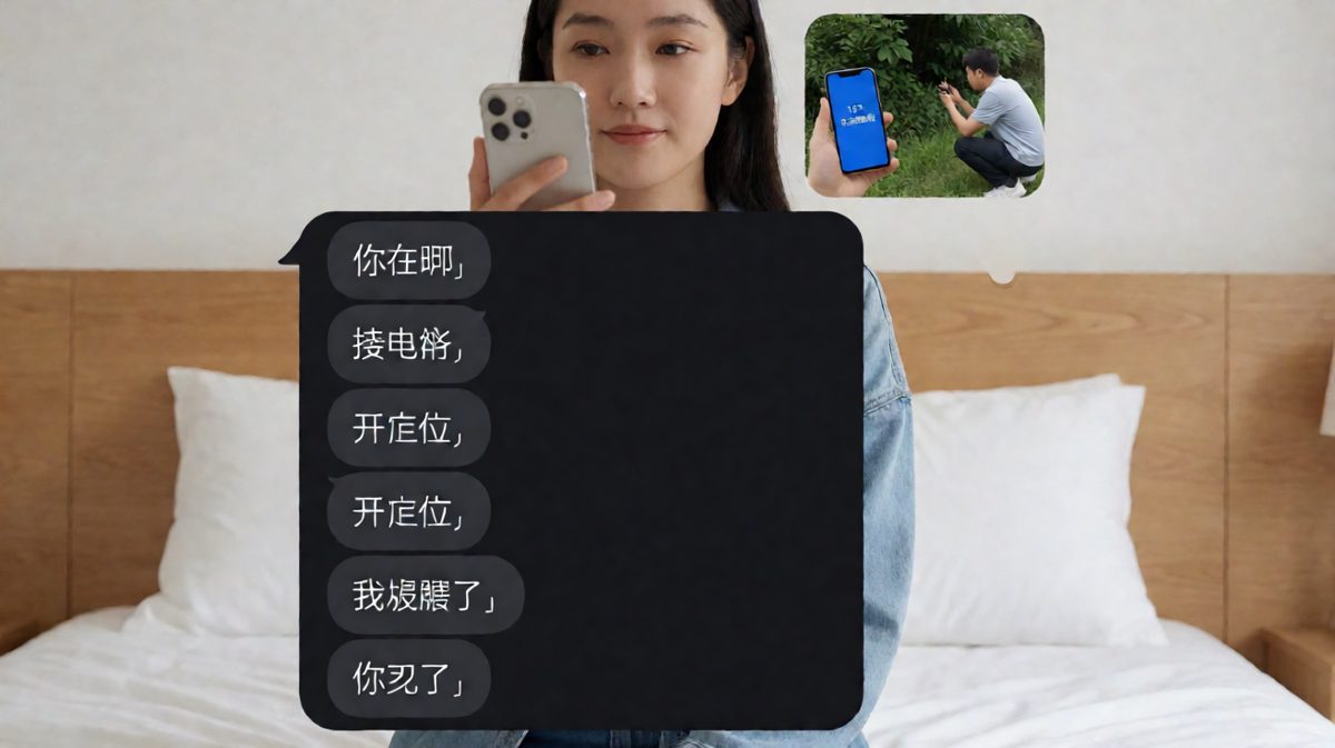 女朋友连环夺命call，男朋友其实在抓蚊子。