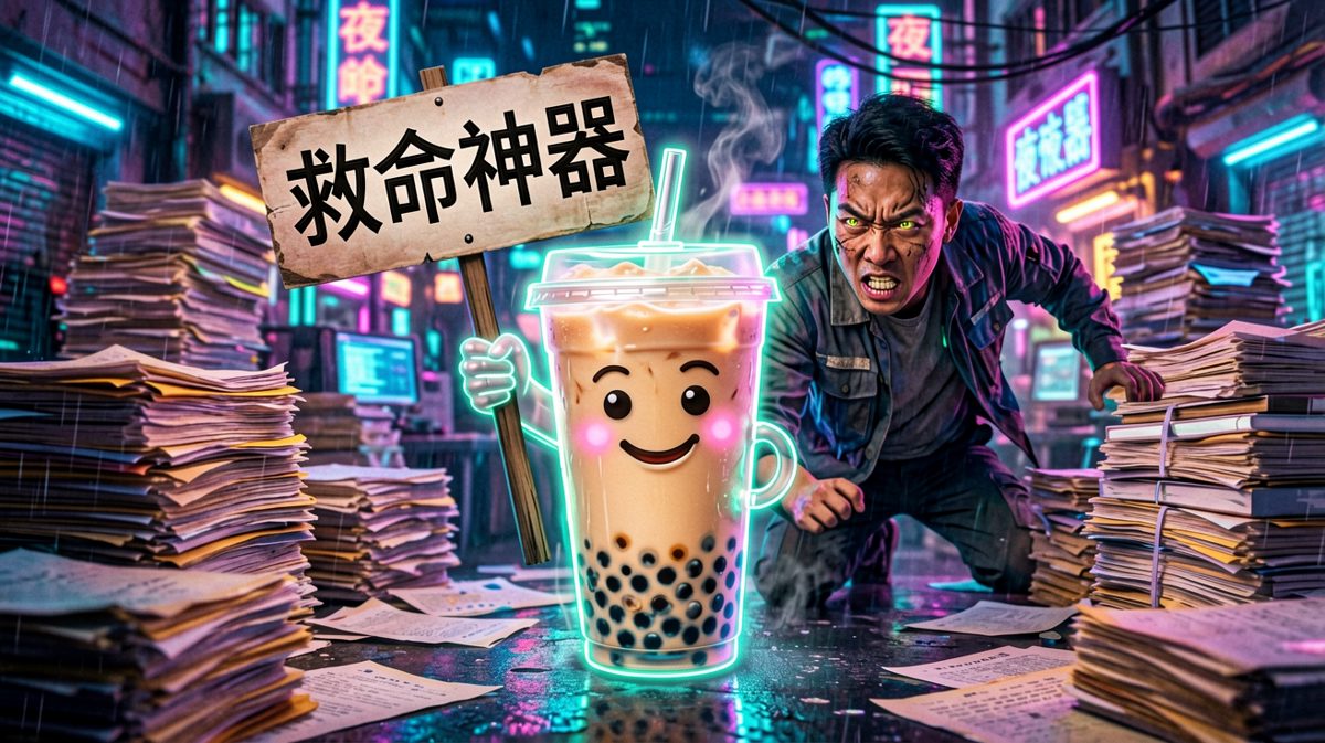没有奶茶的人生，就像代码没有分号