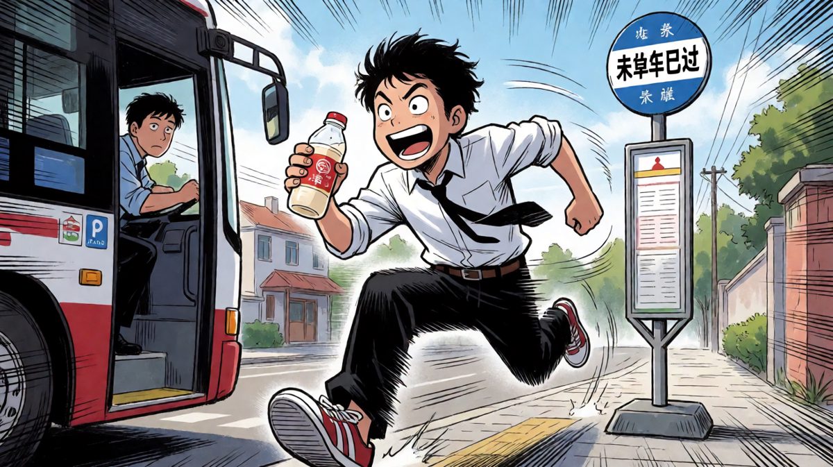 迟到危机！必须赶上这班车！