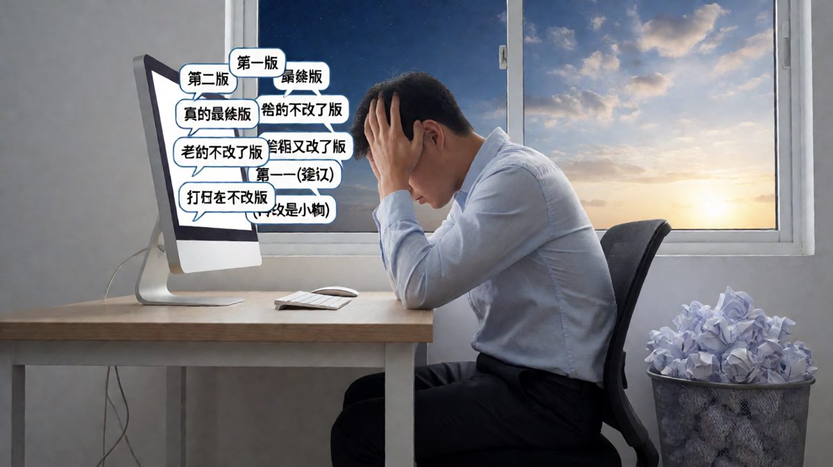 甲方：再改一版，很快的