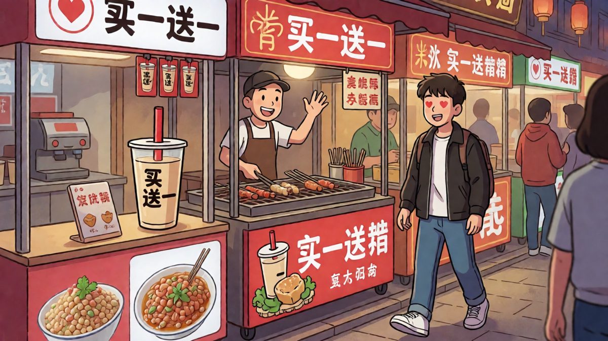 路遇美食，flag开始动摇